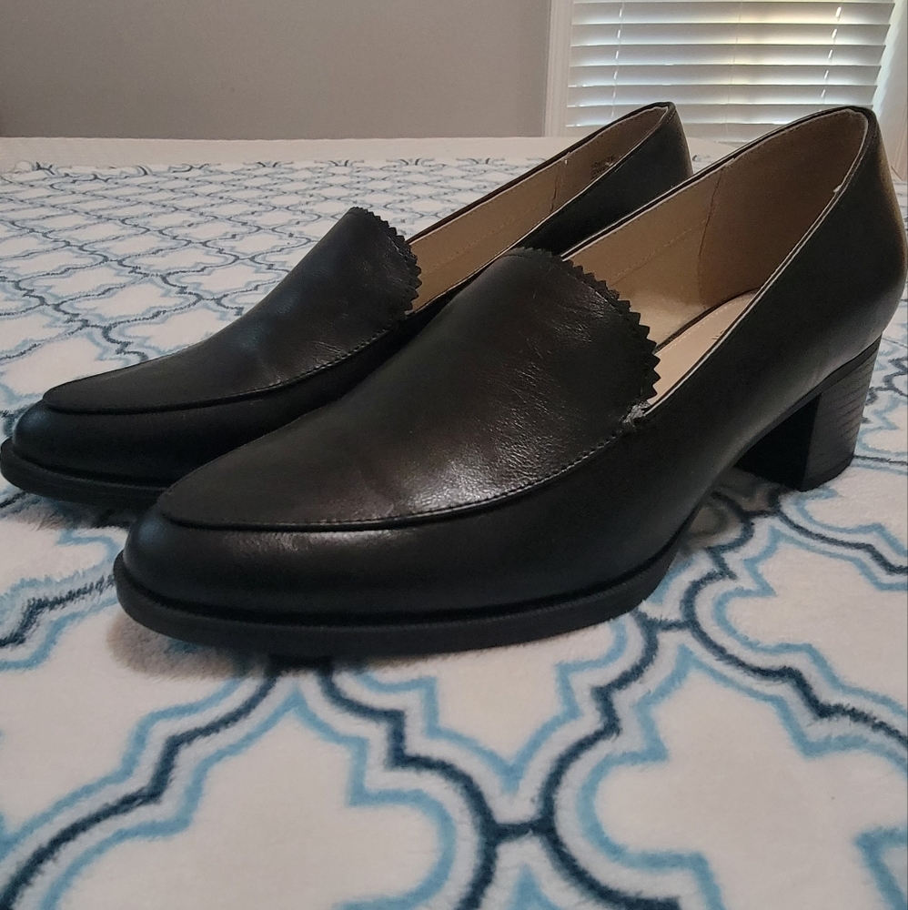 Lauren Blackwell Black Block Heel Shoes